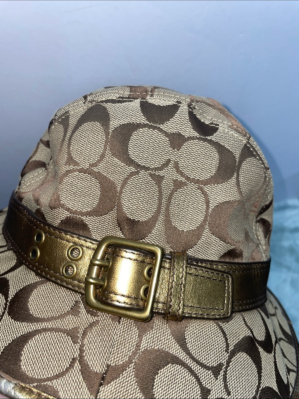 Coach Signature Jacquard Woman’s Bucket Hat - Picture 8 of 12